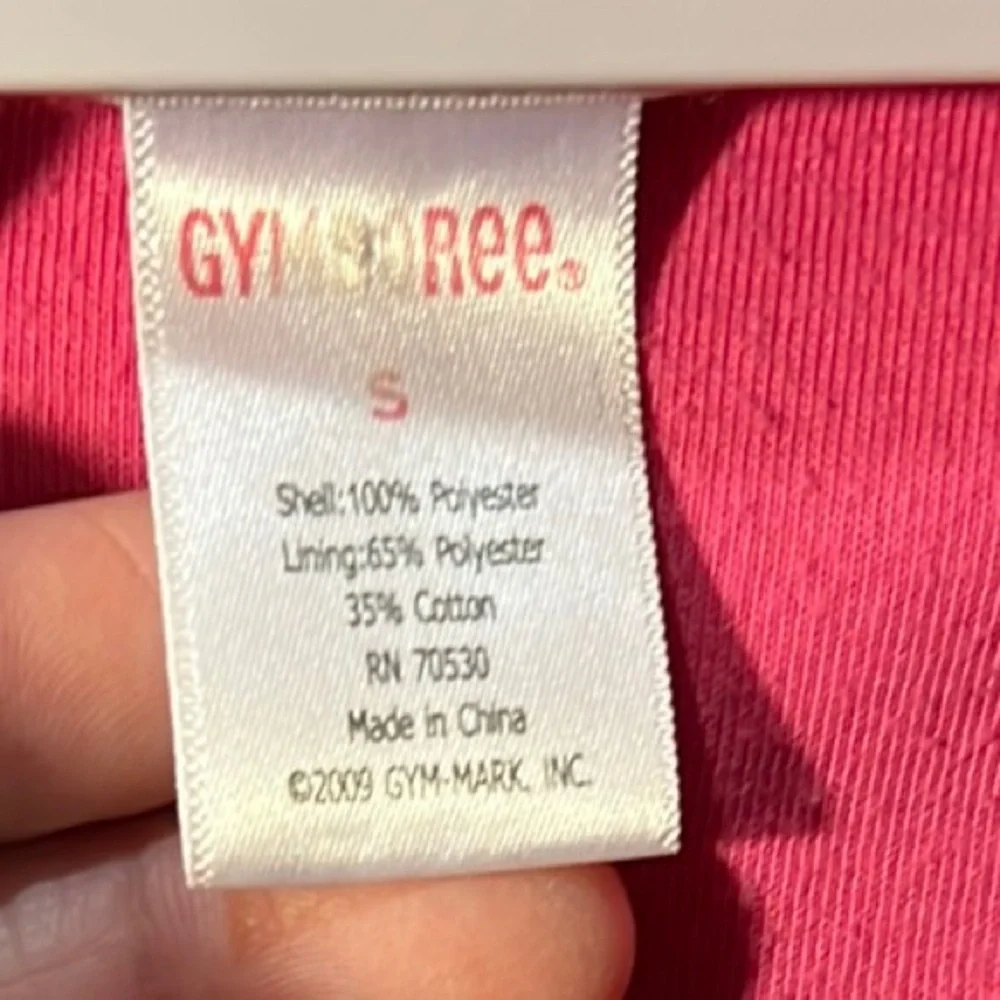 Gymboree Pink and blue Raincoat with butterfly ladybug print size 5